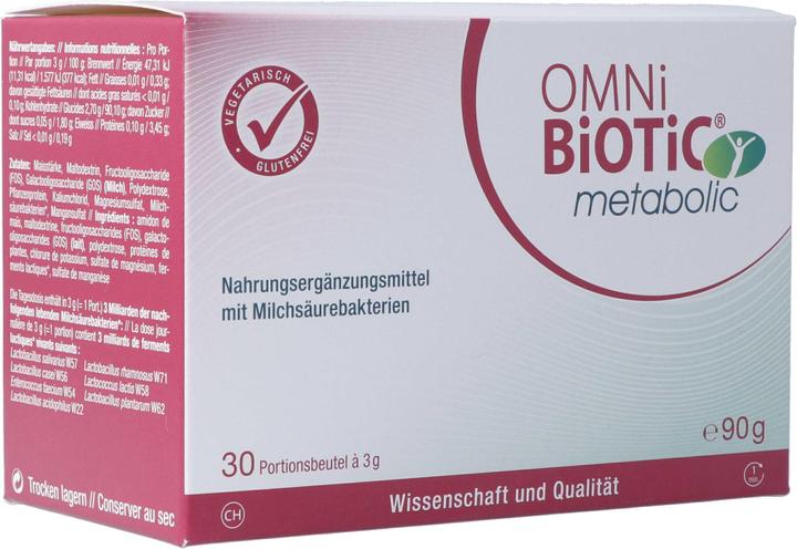 Image du produit Omni Biotic Poudre métabolique (30 pièce(s), Poudre, 3 g)