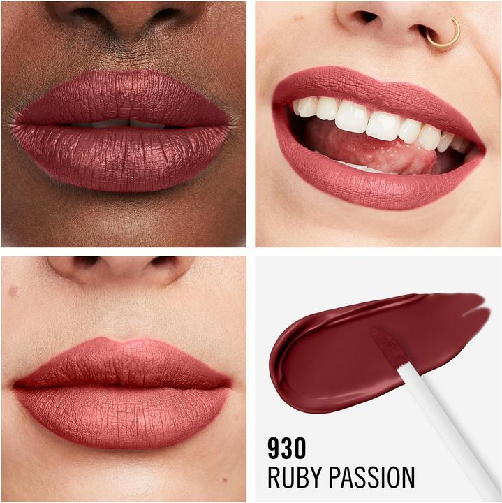 Produktbild Rimmel London Lasting Mega Matte Liquid Lip Colour (930 Ruby Passion)