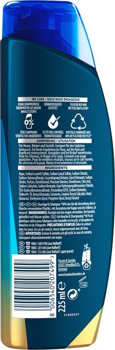 Produktbild Head & Shoulders Sport-Duschgel Und Shampoo (225 ml)
