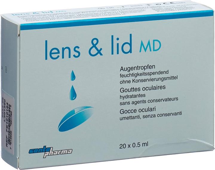 Produktbild Contopharm lens & lid Comfort Monodosen (Hartlinsenpflege, 0.50 ml)