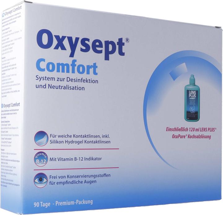 Oxysept Comfort Lösung + LPOP (Peroxid-System, 900 ml)