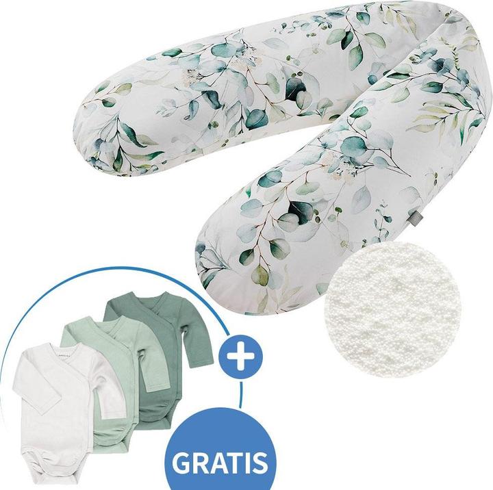 Produktbild Rotho Babydesign Stillkissen Stillkissen mit Mikroperlen-Füllung inkl. Bezug 190 (35 cm)