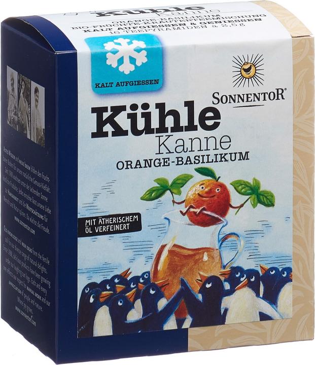 Actual product image Sonnentor Cool tea pyramids orange basil (40 g)