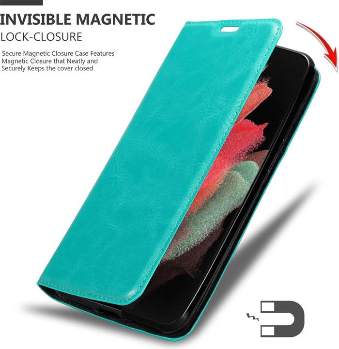 Image du produit Cadorabo Book Couverture magnétique invisible (Samsung Galaxy S21 Ultra)
