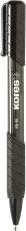 Produktbild Kores Einweg-Druckkugelschreiber K-PEN K6, schwarz, F (Schwarz, 1 x)