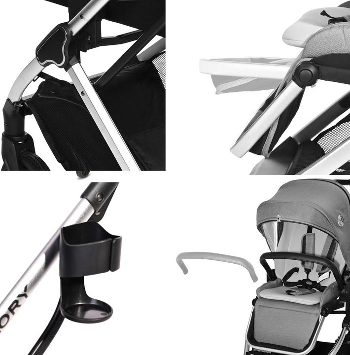 Actual product image Lorelli poussette 2 en 1 Glory nacelle