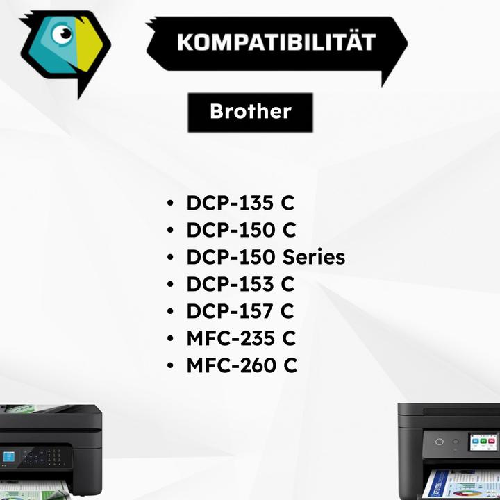 Actual product image Inkadoo Printer Cartridges Compatible with Brother LC-970BK XL Ink Cartridge, Black Black (FC)