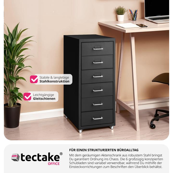 Image du produit tectake Caisson de bureau (41 x 28 x 69 cm)