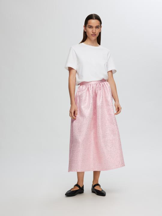 Produktbild Selected Femme Metallic Jacquard Maxirock (36)