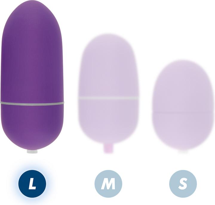 Actual product image Online Vibro egg with remote control, size L