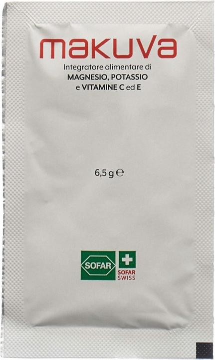 Immagine prodotto Makuva Sapore di arancia con magnesio, potassio e vitamina C ed E Plv (30 Pezzo/i, 6.50 g)
