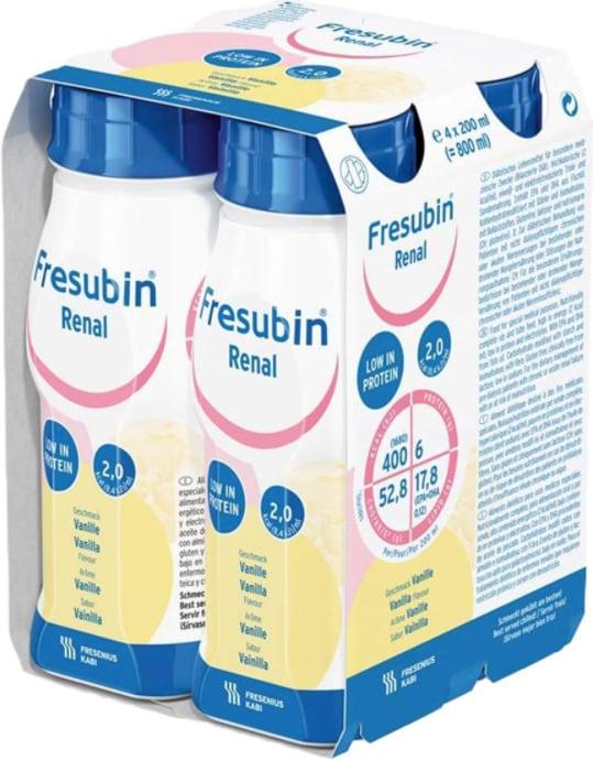 Produktbild Fresubin renal Vanille (4x200ml) (Vanille, 992 g)