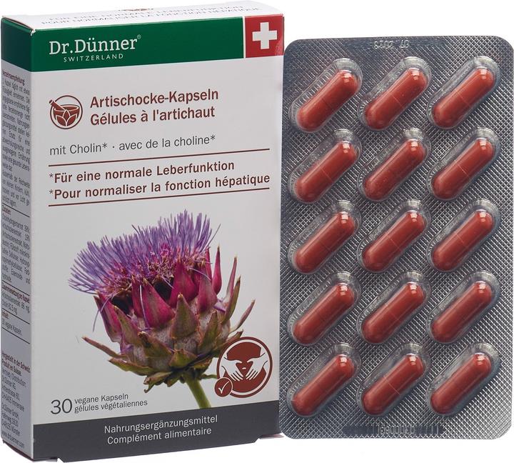 Produktbild Dr. Dünner Artischocke Leberfunktion (30 Stück, Kapseln, 37 g)