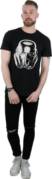 Actual product image Star Wars Mens Stormtrooper Warp Speed Helmet T-Shirt (S)