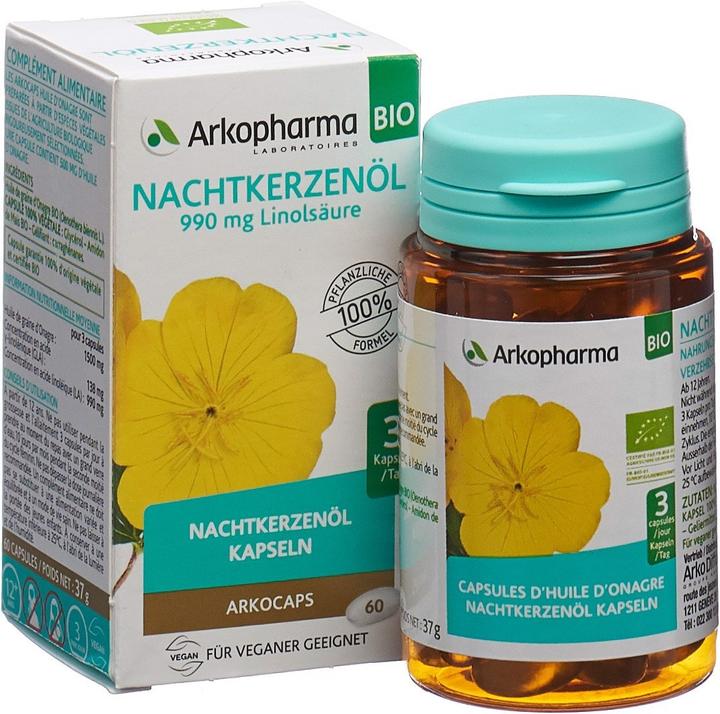 Image du produit Arkopharma Arkocaps Nachtkerzenöl Kapseln (60 pièce(s), Capsules, 65 g)