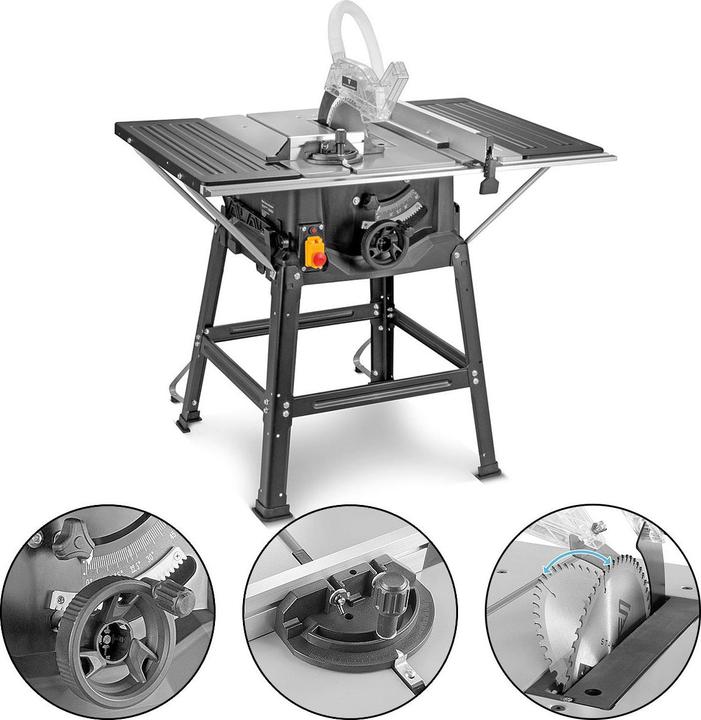 Actual product image Stahlwerk TKS-1800 ST circular table saw with 1,800 watts and 5,000 rpm