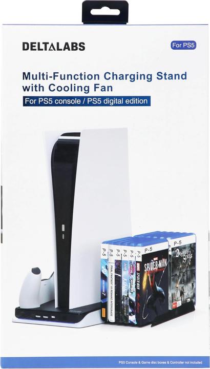 Actual product image Deltalabs Cooling Charging Stand (PS5)