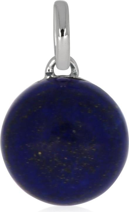 Xen Anhänger mit 10 mm Lapis Lazuli ca. 4,50 ct. rhodiniert (925 Sterling Silber)