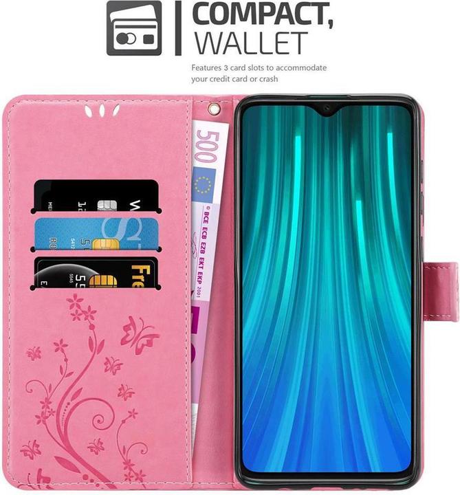 Actual product image Cadorabo Flower Book Cover (Xiaomi Redmi Note 8 Pro)