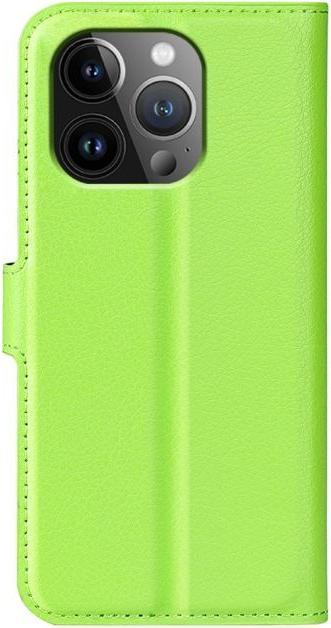 Produktbild MU Classic Litchi Leder Bookcover Series (Apple iPhone 15 Pro)