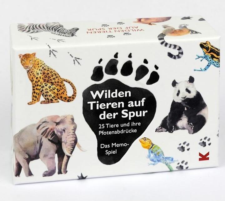 Actual product image Memory Memory Wild animals on the trail (German)