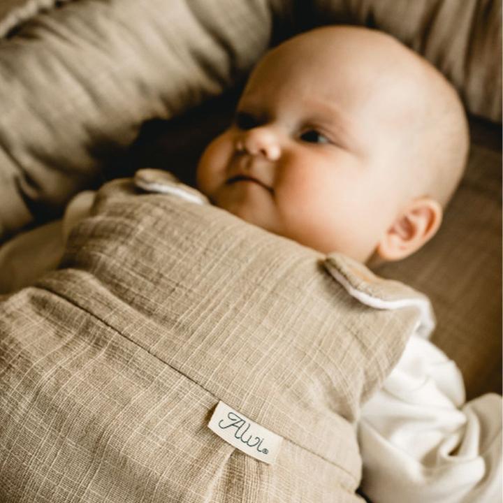 Actual product image Alvi Babynestchen & Bettschlangen Schlummer-Nestchen - Slub Muslin