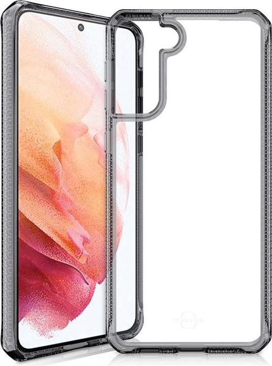 Produktbild Itskins Drop-Protection Cover HYBRID CLEAR black and transparent (Samsung Galaxy S21+)