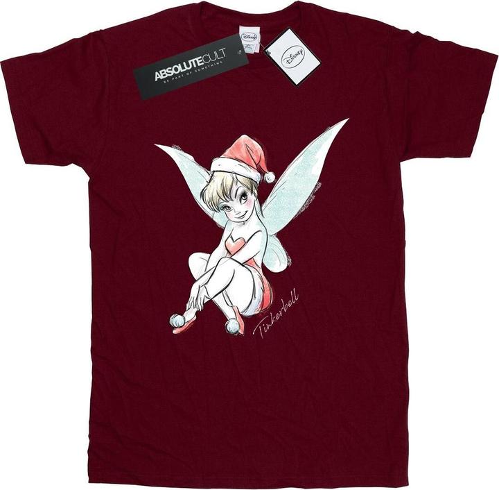 Immagine prodotto Disney Tinkerbell Christmas Fairy Maglietta Ampia Donna (XXL)