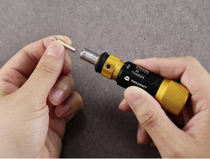 Actual product image Toolcraft TO-9627246 Electronics and precision mechanics torque screwdriver size