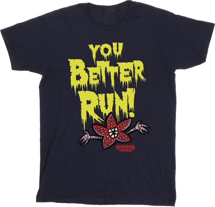 Produktbild Netflix Stranger Things You Better Run TShirt (3XL)