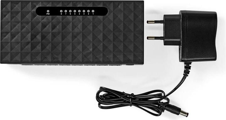 Image du produit Nedis Commutateur réseau | Vitesse filaire : Gigabit | Nombre de ports Ethernet : 8 (8 Ports)