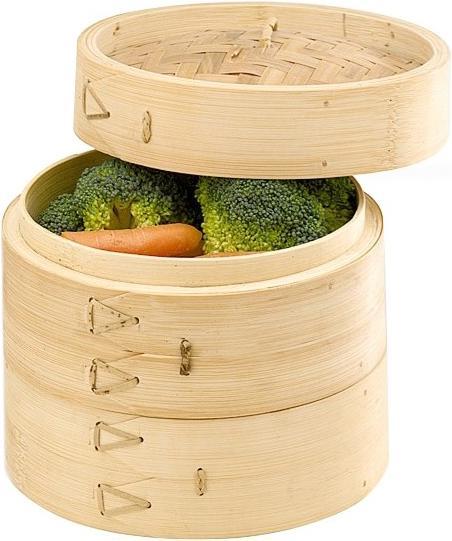 Produktbild Eva- Kochen und Haushalt Eva Dämpfset Dim Sum Ø 18 cm (18 cm, Pflanzliche Werkstoffe)