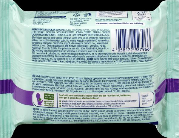 Produktbild dm Sanft&Sicher Classic Sensitive (1 x)