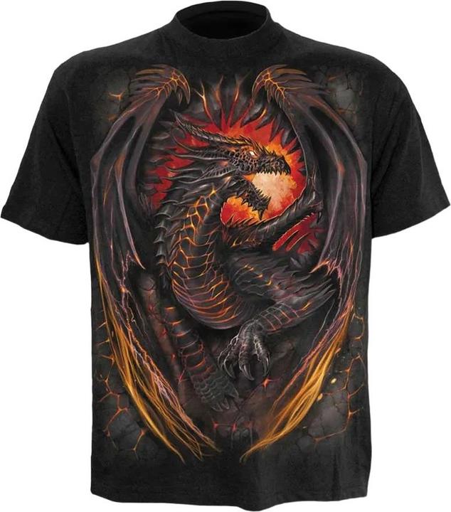 Spiral Dragon Furnace TShirt kurzärmlig