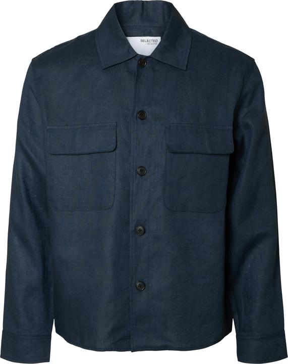Selected Homme 100% Leinen Overshirt (46)