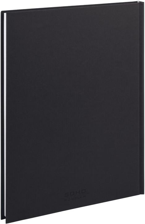 Produktbild Rössler Notizbuch SOHO A4 96BL schwarz (A4, Blanko)