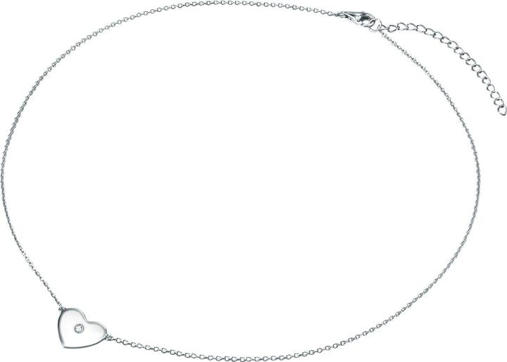 Actual product image Lulu & Jane Heart sterling silver diamond silver - 33584 (Sterling Silver)