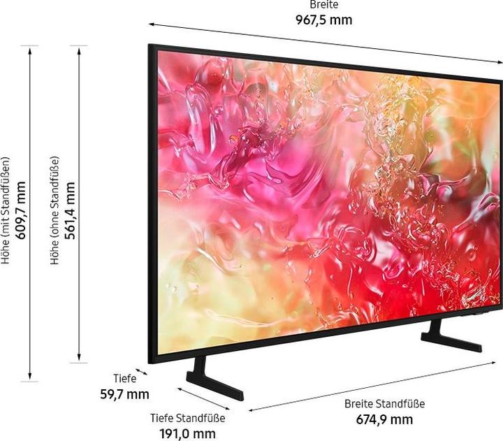 Immagine prodotto Samsung SAMS GU43DU7170UXZG (43", DU7170, 4K, 2024)