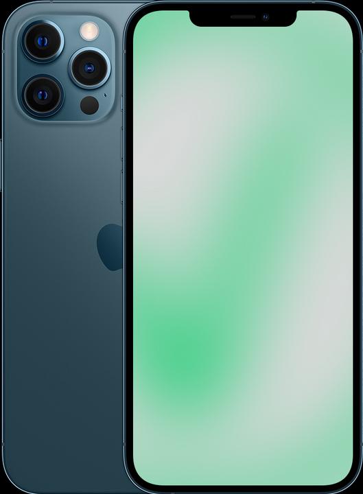 Produktbild Revendo iPhone 12 Pro Max (128 GB, Pacific Blue, 6.10", 0.00 Mpx, SIM + eSIM, B / Sehr gut)