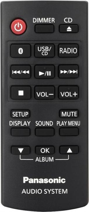 Actual product image Panasonic Hifi DAB+ 2x80W PM704 Silver (Bluetooth, CD player, 2x 40 W)