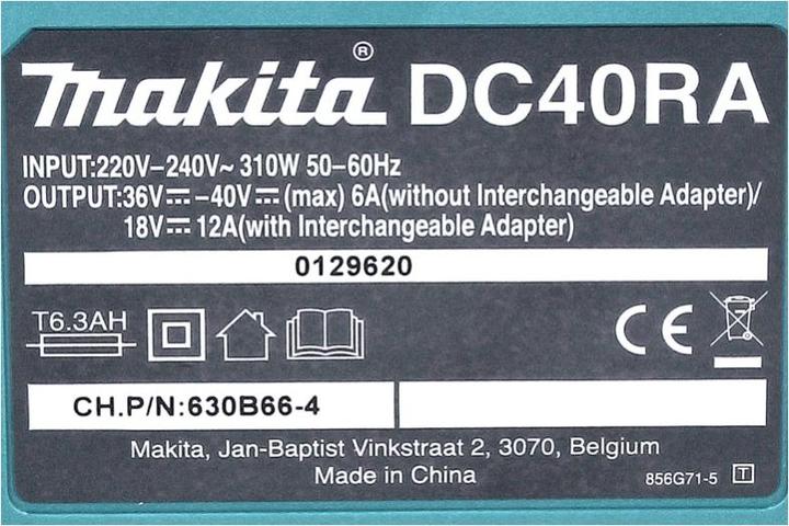 Image du produit Makita DC40RA (40 V)