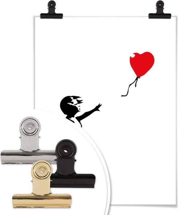 Produktbild Trenddeko Poster Banksy (7.5 x 7.5 x 97.5 cm)