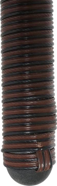 Immagine prodotto Swisshandel24 2x Sedia in polirattan, sedia da balcone, sedia da giardino, impilabile, marrone, cuscino crema