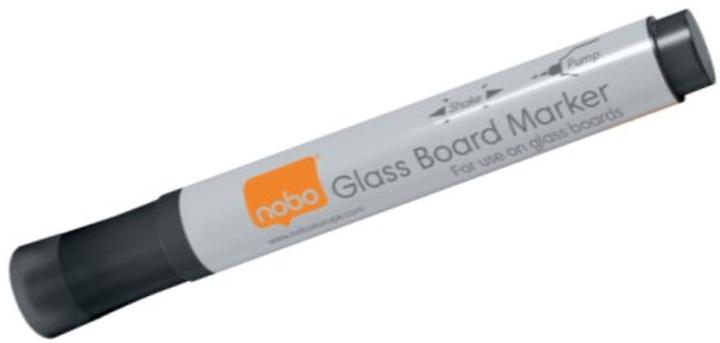 Actual product image Nobo Glass board marker (Black, 3 mm, 4 x)