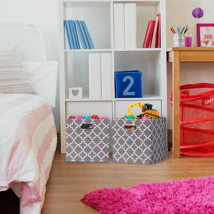 Produktbild Relaxdays 2x Aufbewahrungsbox (30.5 x 30.5 x 30.5 cm, 26.50 l)