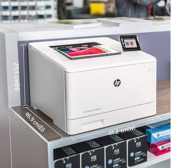 Produktbild HP M454dn Color LaserJet Pro (Laser, Farbe)