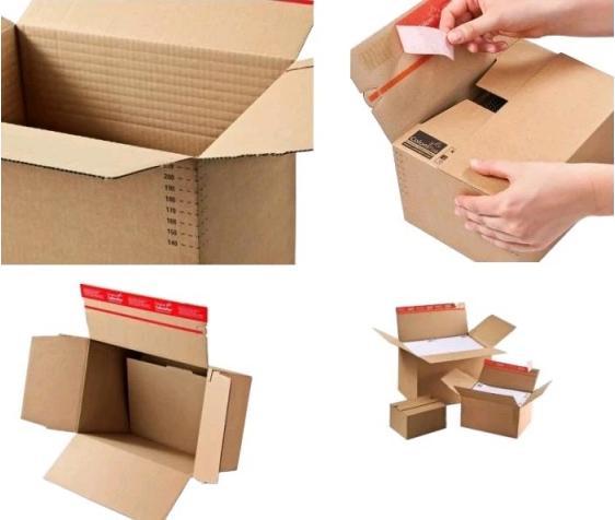 Produktbild Colompac Schachtel Blitzboden braun (24 x 17 x 13 cm, 10 x)