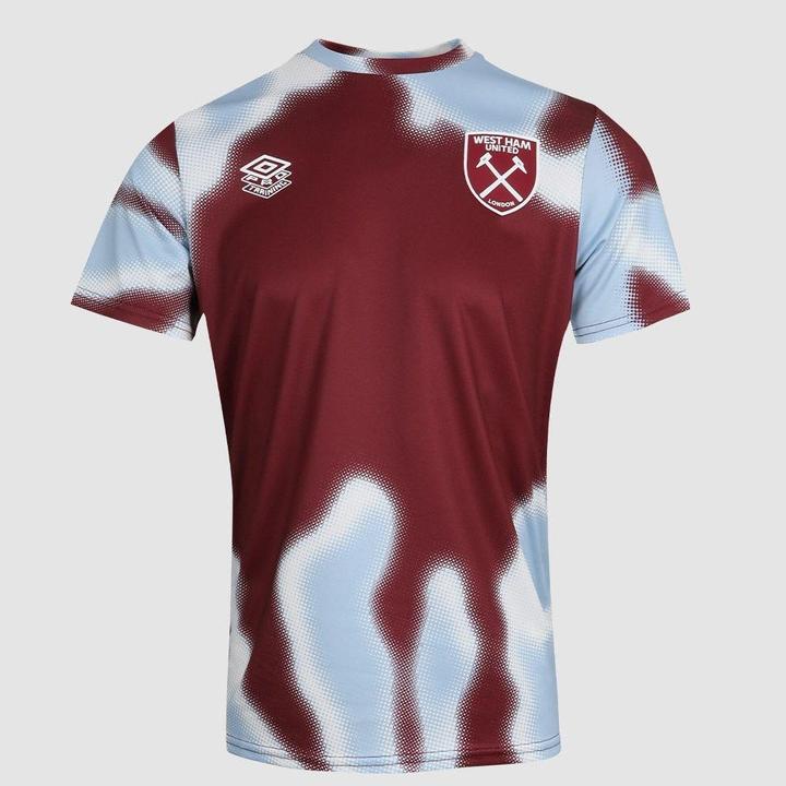 Actual product image Umbro Childrens/Kids 24/25 West Ham United FC Warm Up Jersey (128)