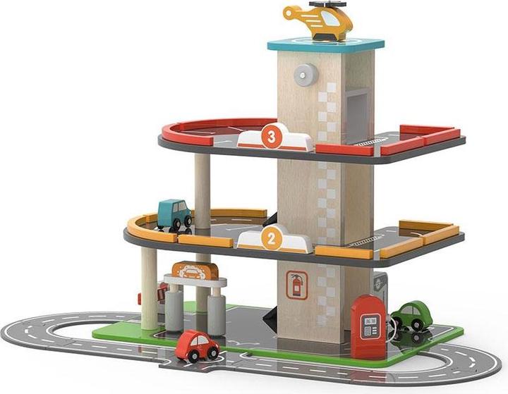 Image du produit Viga Toys Parking avec station-service