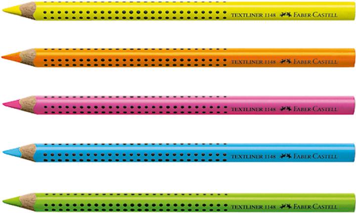 Actual product image Faber-Castell Textliner Jumbo Grip (Blue, 5.40 mm, 1 x)